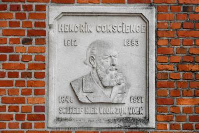 Gedenkplaat Hendrik Conscience