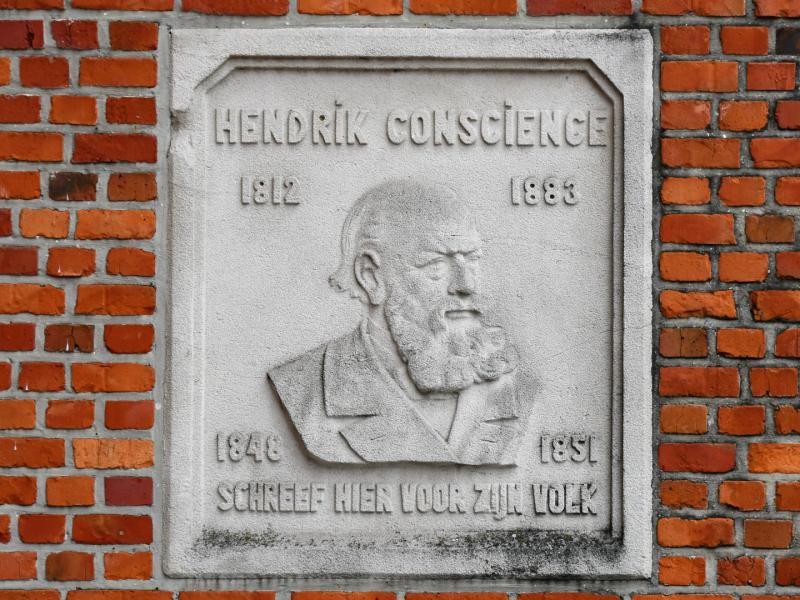 Gedenkplaat Hendrik Conscience